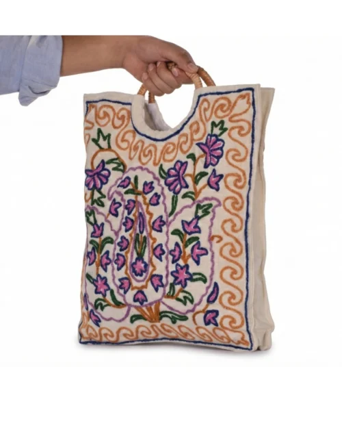 Handheld Floral Orange