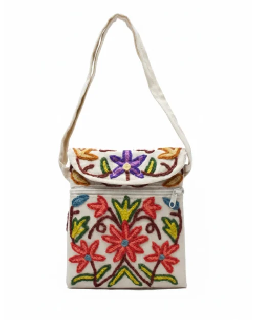 Blue Flower Shoulder Bag