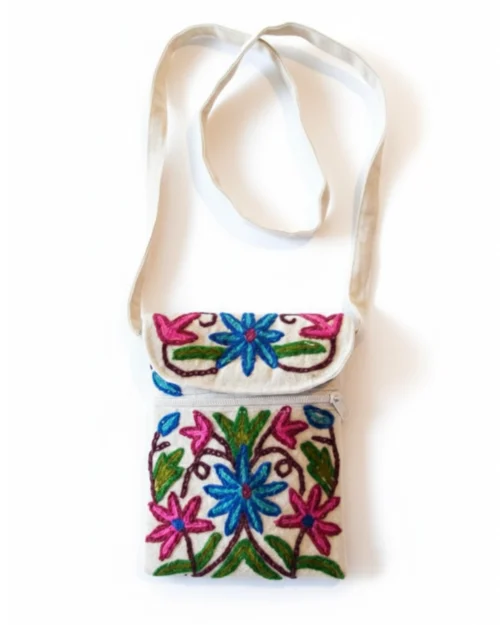 Crossbody Crafted Flower Bag