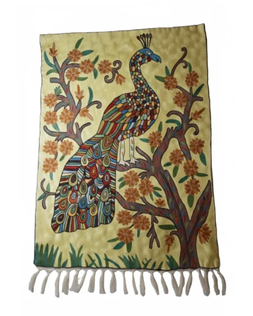 Peacock Motif Kashmiri Wall Hanging
