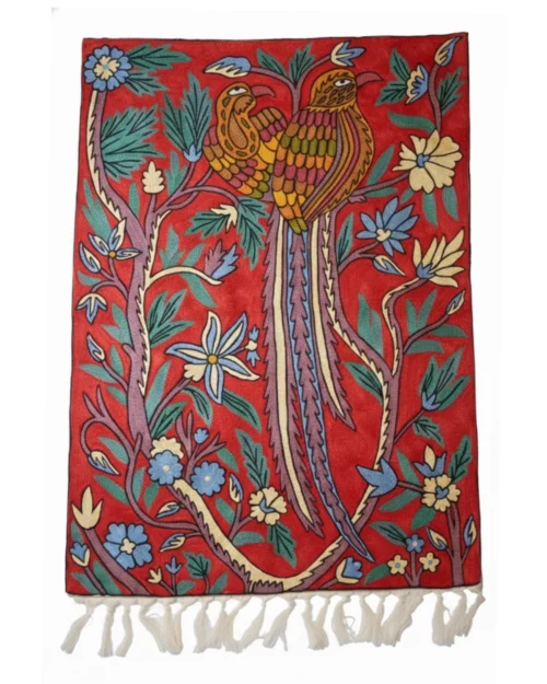 Pair Birds Kashmiri Tapestry