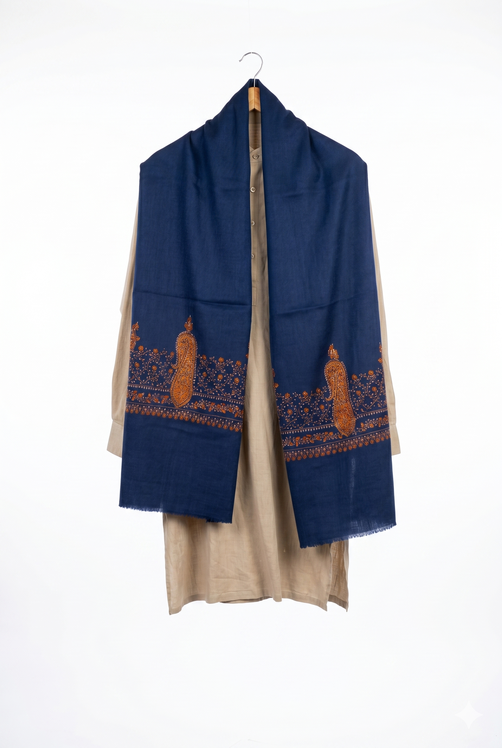 Needle Embroidered Stole