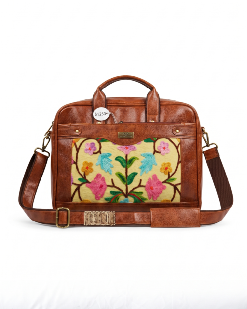 Hand Embroidered Laptop Bag