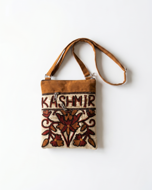 Hand Embroidered Sling Mobile Carry bag