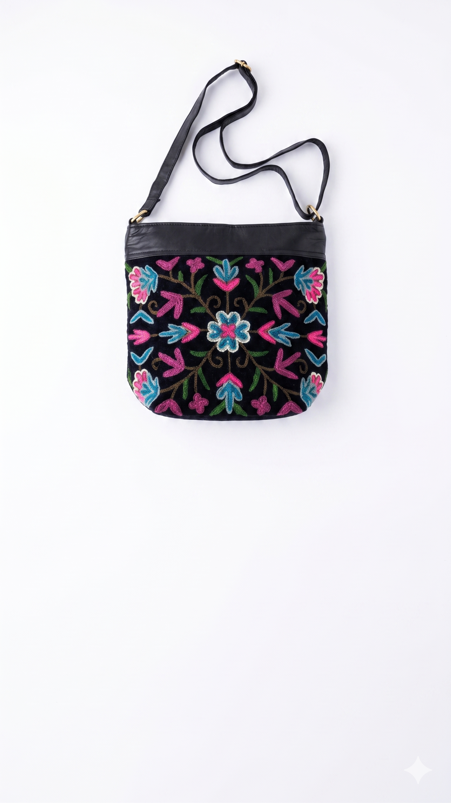 Leather Hand Embroidered Ladies bag