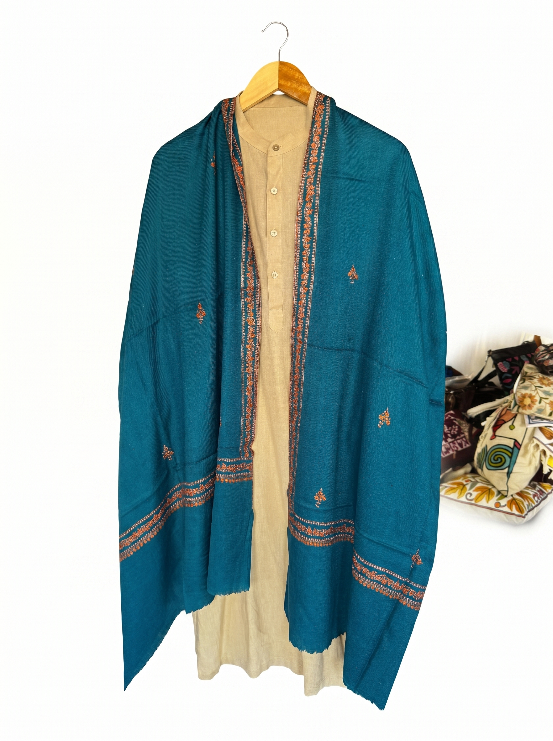 Hand Embroidered Stole
