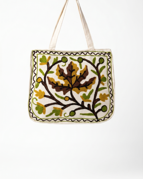 Hand Embroidered Sling Crewel bag