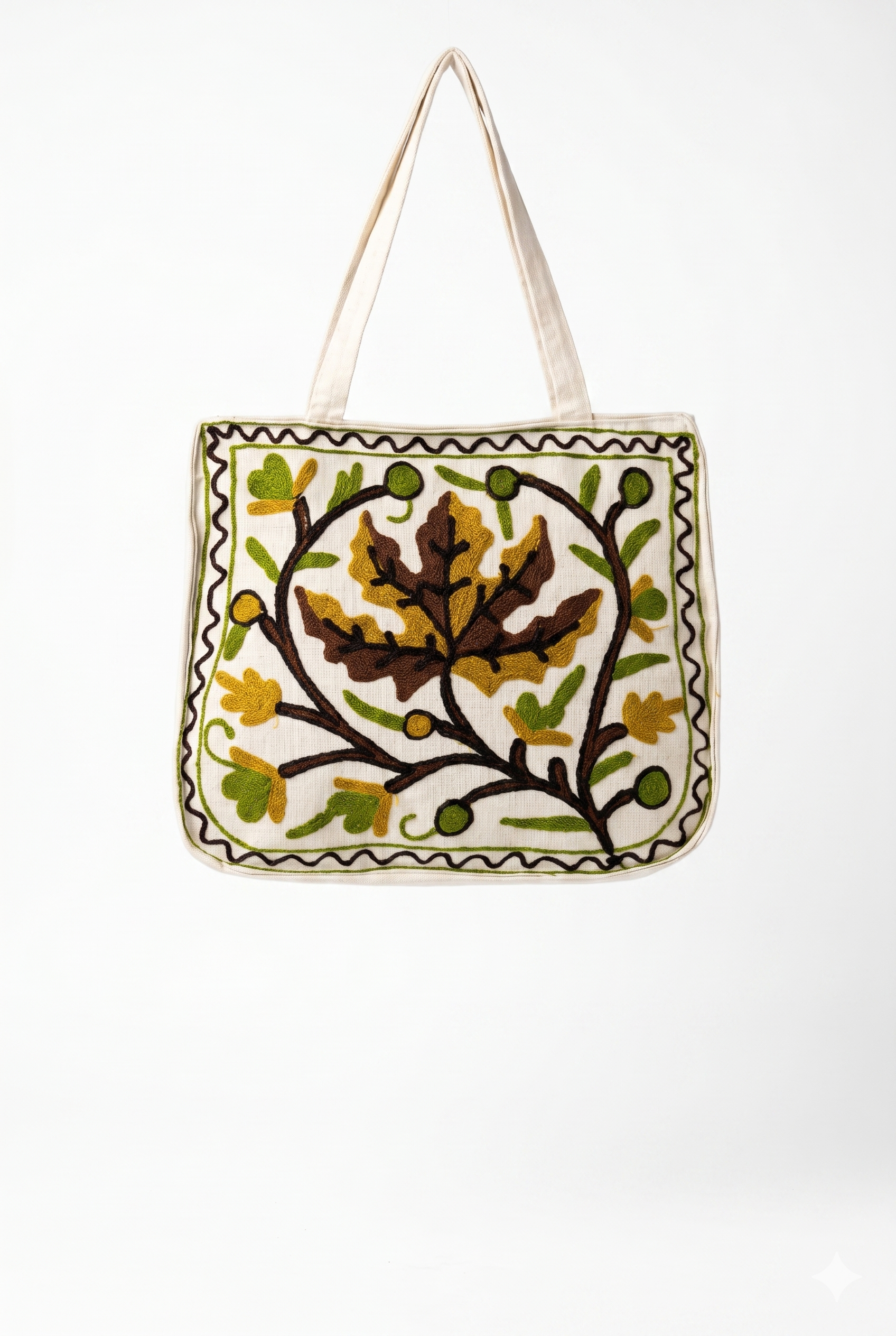 Hand Embroidered Sling Crewel bag