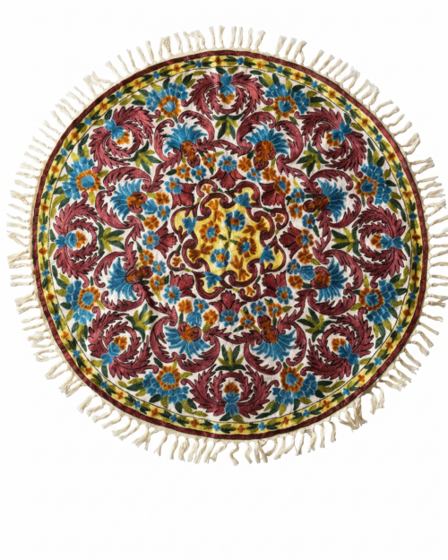 Hand Embroidered Chainstich Art Silk