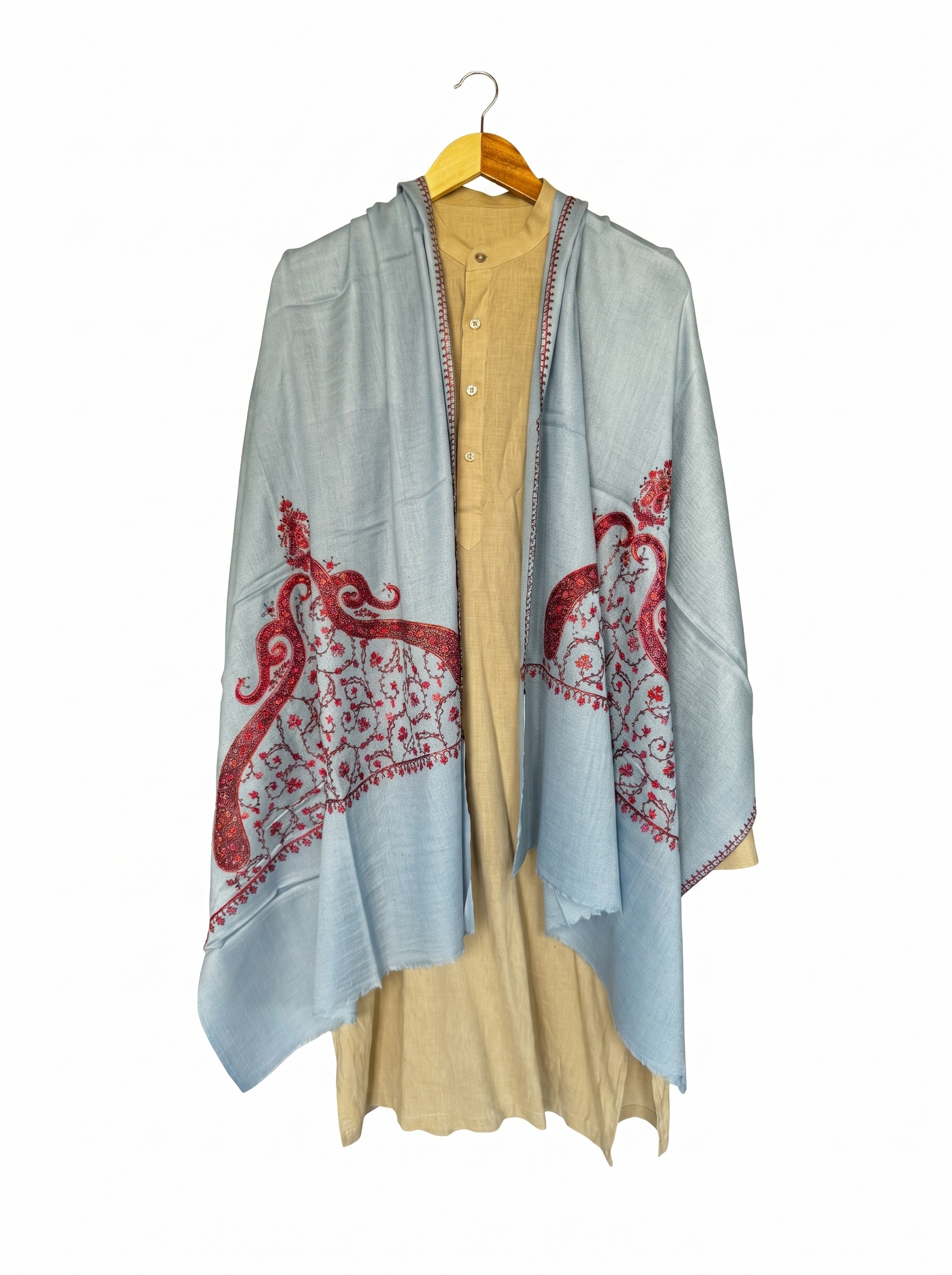 Needle Embroidered Stole